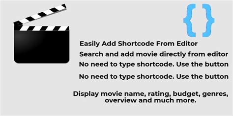 Imdb Movie Shortcode Wordpress Plugin Using Tmdb By Codespeedy Codester