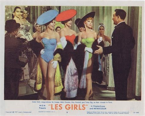 Les Girls Lobby Card 8 1957 Gene Kelly Mitzi Gaynor Moviemem Original Movie Posters
