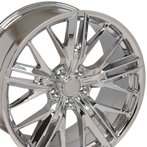 20 Fits Chevy Camaro Zl1 Style Chrome Staggered Wheels Set Of 4 20x10
