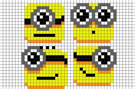 Minions Pixel Art Brik