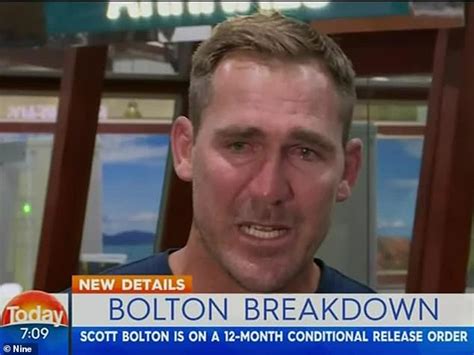 Footy Star Scott Bolton Bursts Into Tears After Admitting He Assaulted