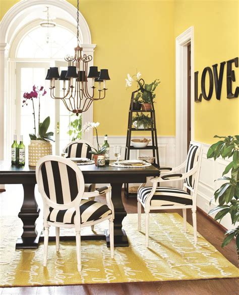 Yellow And Black Dining Room Fashionable Designer Dining Table Black