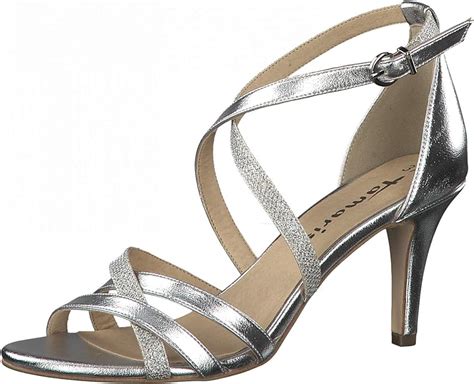 Tamaris Damen Sandaletten Frauen Sandalen Touch It Fußbett Amazon De Schuhe And Handtaschen