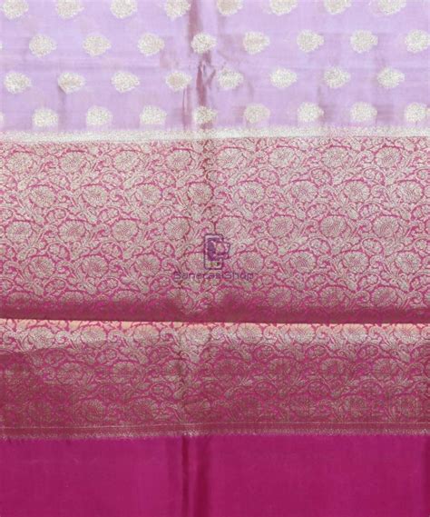 Pure Woven Banarasi Dupion Silk Saree With Unstitched Blouse Fabric Banarasishop