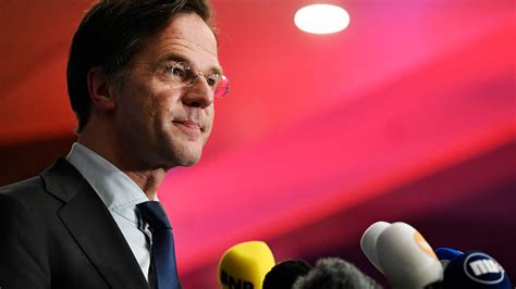 dutch prime minister in line for 4th term following victory for ‘center right the new york times