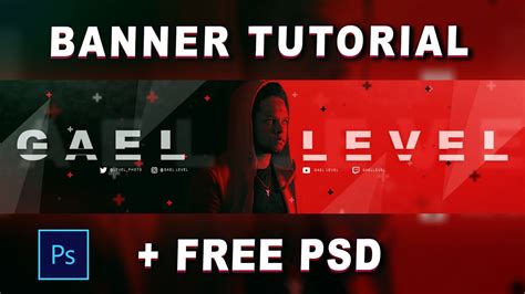 How To Make A Dope Banner In Photoshop Free Psd Template Youtube