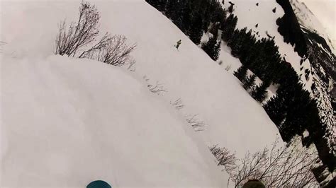 Snowboard Cliff Jump YouTube