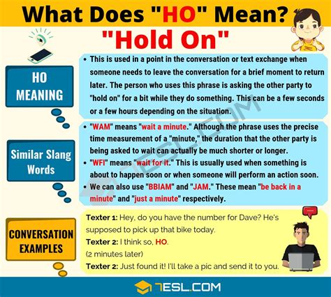 Ho Meaning What Does Ho Mean Interesting Text Conversations 7 E S L