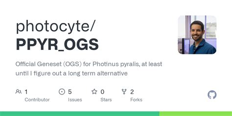 GitHub Photocyte PPYR OGS Official Geneset OGS For Photinus