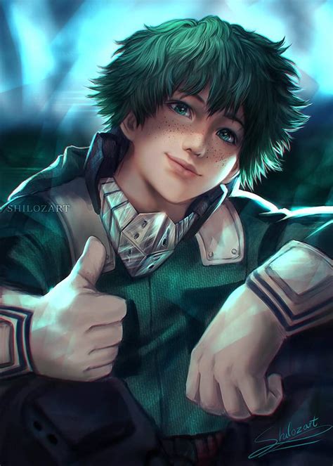 Izuku Fanart~💚 Art Amino