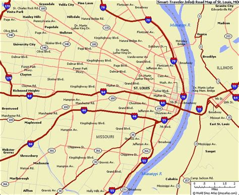 Cool Map Of St Louis Missouri Map Missouri St Louis Mo