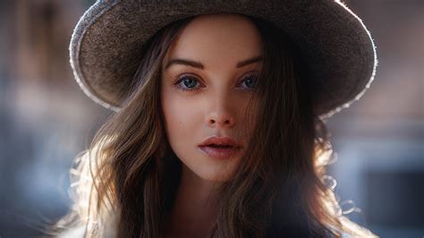 Gorgeous Girl Wearing Hat Hd Girls 4k Wallpapers Images