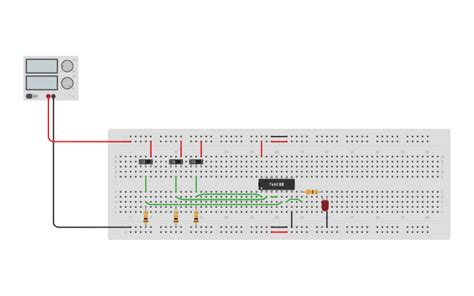Circuit Design Diseño Y Montaje De Un Circuito Combinacional Tinkercad