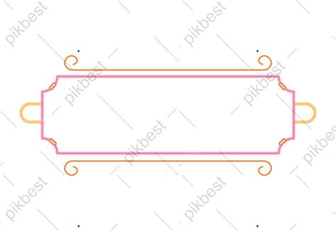 Beautiful Title Box Decoration Ai Png Images Free Download Pikbest