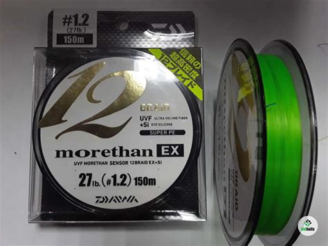 Pe Daiwa Morethan Braid Uvf Si Ex Mm Lb