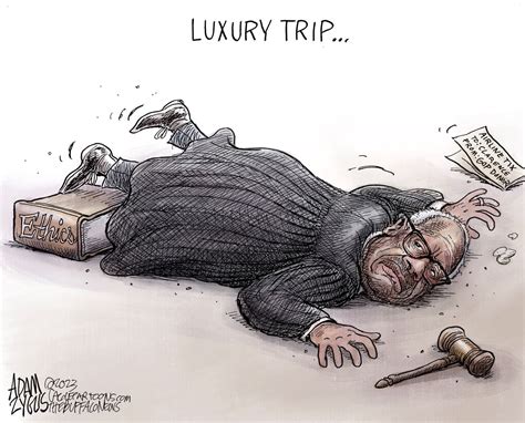 Justice Clarence Thomas Editorial Cartoon