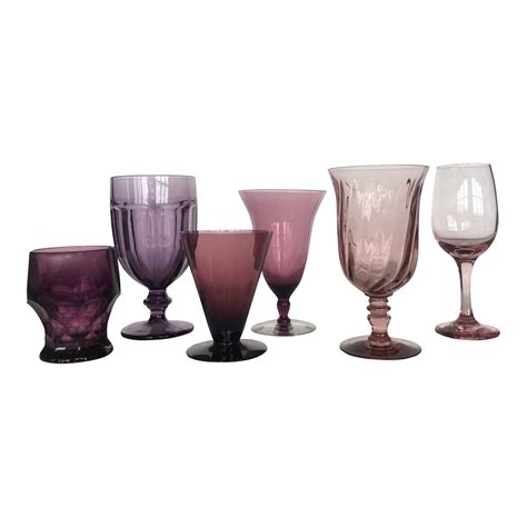 Purple Goblet Vintage Rentals Mason Jar Wine Glass Vases And Vessels
