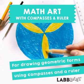 Math Art With Compasses And A Ruler Instructions For Drawing Geometric