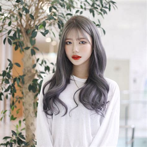 Ulzzang Girl Yoou Ch Fashion In 2019 Korean Hair Color Korea Hair Color Ulzzang Hair