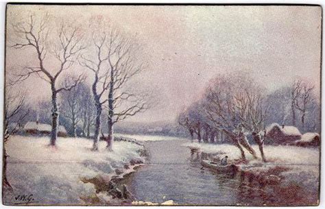 Vintage Postcards Winter Scenes Vintage Postcards