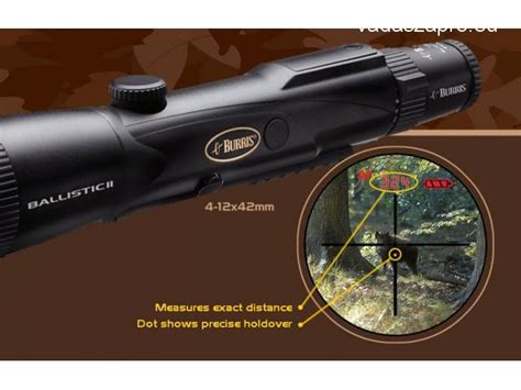 Burris 4 12x42 Ballistic Lasserscope Ii Vadászapró