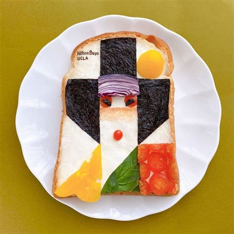 Artist Creates Daily Toast Art Inspired By Japanese Traditions And Art