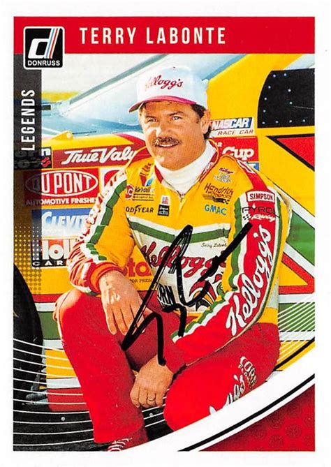 Yeley, racing, cards, sport cards i've been trading sports cards for years. Terry Labonte autographed Trading Card (Auto Racing ...