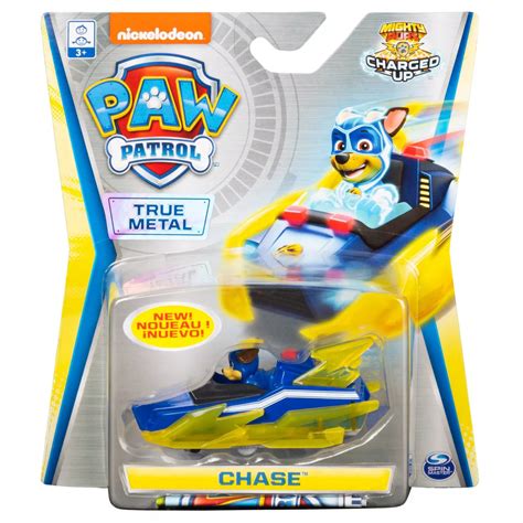 Paw Patrol True Metal Chase Mighty Pups Charged Up