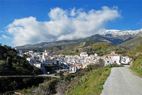 Town In The Mountains Sedella Spain Stock Photo Image Of Costa