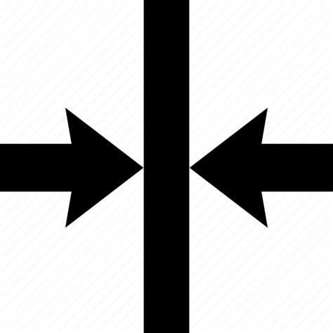 Align Arrow Center Format Horizontal Middle Icon