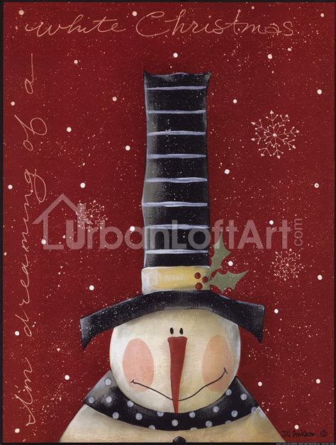 White Christmas Fine Art Print By Jill Ankrom At