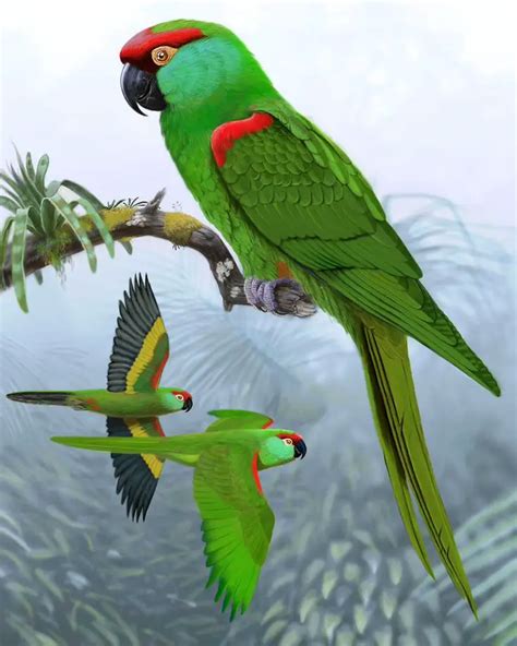 Thick Billed Parrot Care Sheet Birds Coo