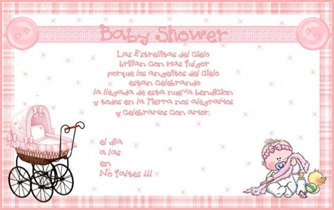 Invitaciones Con Frases Bonitas Para Baby Shower