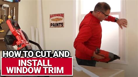 How To Cut And Install Window Trim Ace Hardware Youtube