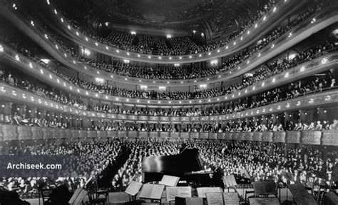 1883 Old Metropolitan Opera House New York Architecture