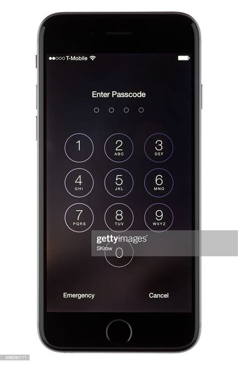 Apple Iphone 6 Passcode Lock Screen High Res Stock Photo Getty Images