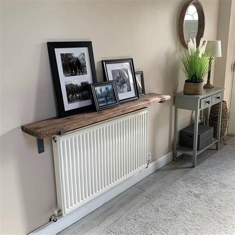 Radiator cover with bookcase ideas photo gallery : Radiator shelf, diy radiator shelf, radiator cover ...