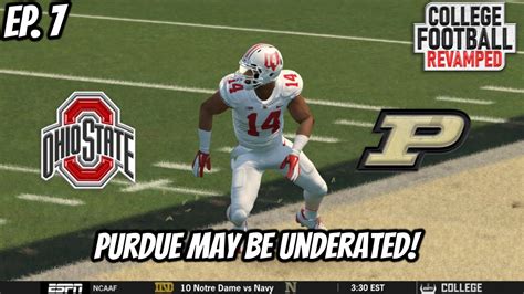 Ohio State Ncaa 14 College Football Revamped Dynasty Purdue Is