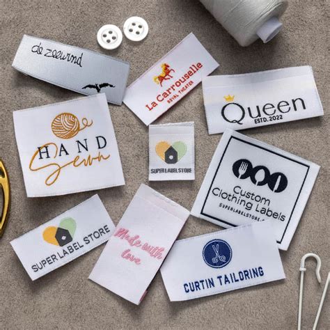 300 Sewing Labels Custom Woven Labels Custom Woven Labels Basic
