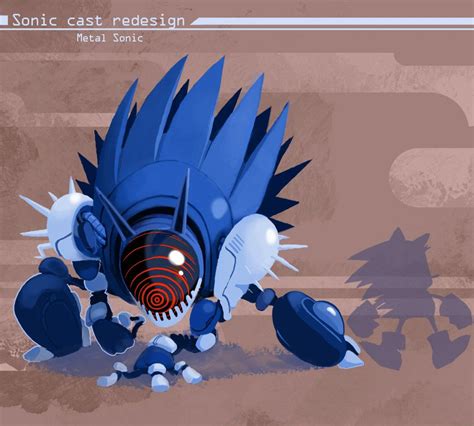Sonic Redesign Metal Sonic By Nerfuffle On Deviantart Sonic Sonic