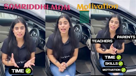 Samridhi Mam Motivation To Achieve Goalspwpwmotivationshorts