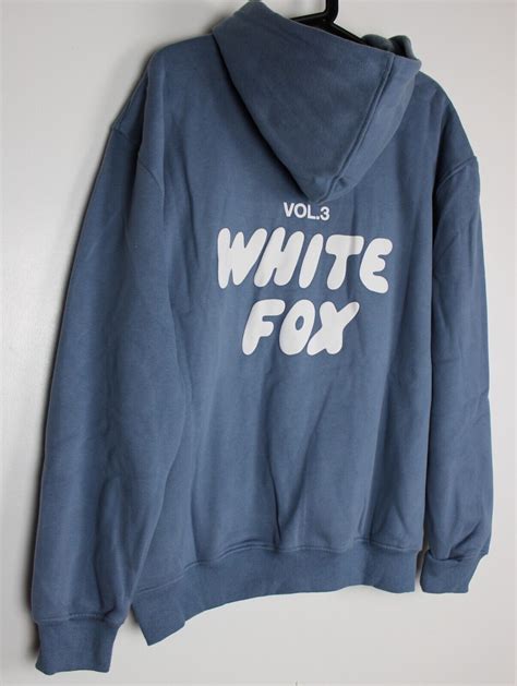 New White Fox Offstage Hoodie In Ocean Colour Small Medium Ebay