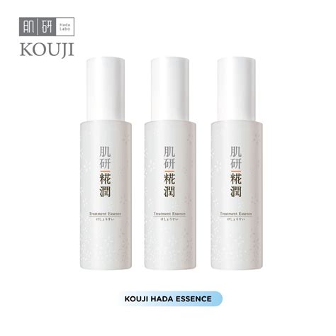 Helps repair fine lines, bring deep moisturization and boost. Hada Labo Kouji Treatment Essence (3 Pcs) | Shopee Malaysia