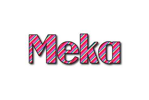 meka logotipo ferramenta de design de nome grátis a partir de texto