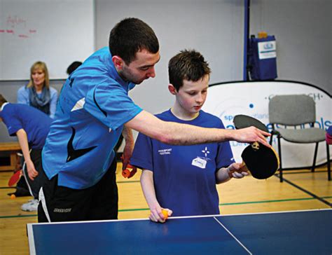 Coaching Table Tennis Scotland