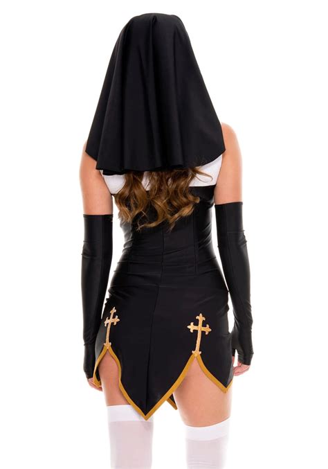 Women Sexy Bad Habit Nun Costume Christian Missionary Fancy Etsy