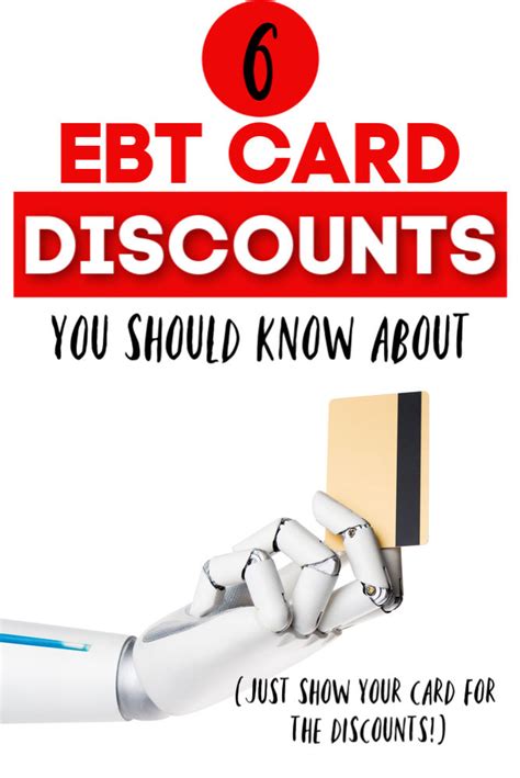 An ebt or electronic benefits transfer card is a card with a magnetic strip issued to eligible citizens on which benefits for programs like supplemental nutrition assistance program (snap) and cash assistance are loaded. 6 EBT Card Discounts You Should Know About in 2020 (With images) | Ebt