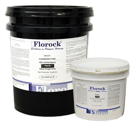 Resin flooring is a smart, lasting way to protect the ground in your spaces. FLOROCK Gloss Epoxy Floor Resin 4700 Kit, Gray, 4 gal ...