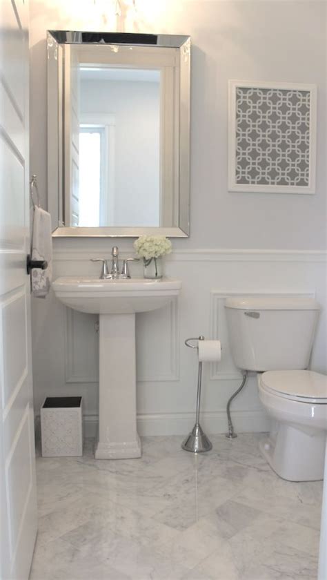 Powder Room Make Over Frou Frou And Frills Bathrooms Remodel Small