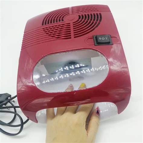 hot and cold air nail dryer blower manicure for drying nail polish and acrylic beauty red color 220v